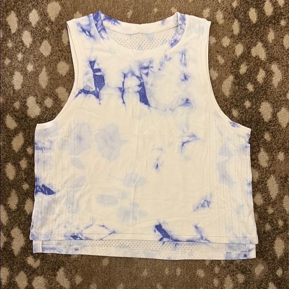 Lululemon Blue Tie-Dye Sleeveless Women's Top